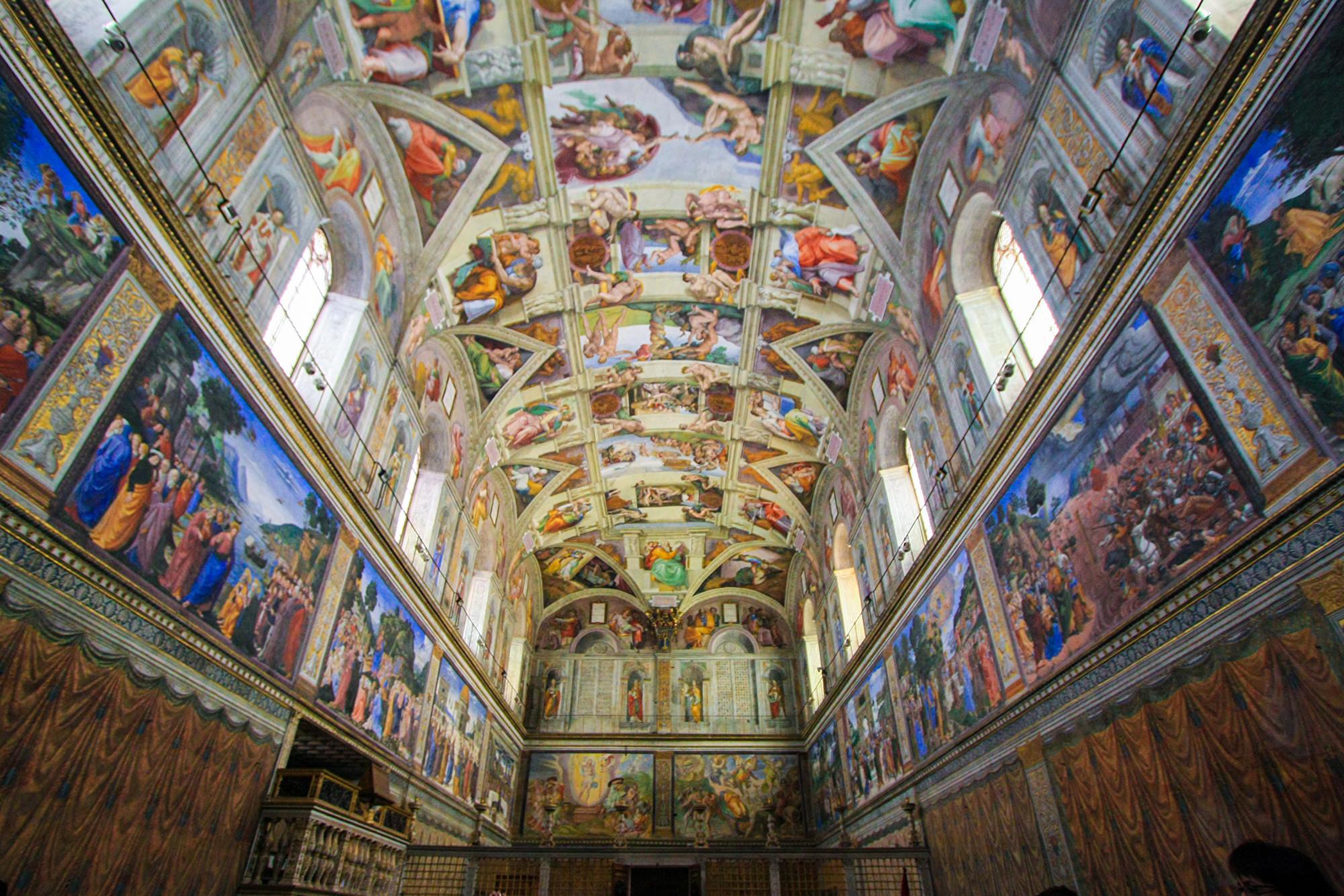 西斯廷教堂的最后审判(1536-41 年),坎皮多利奥广场的布置,教堂的壁画