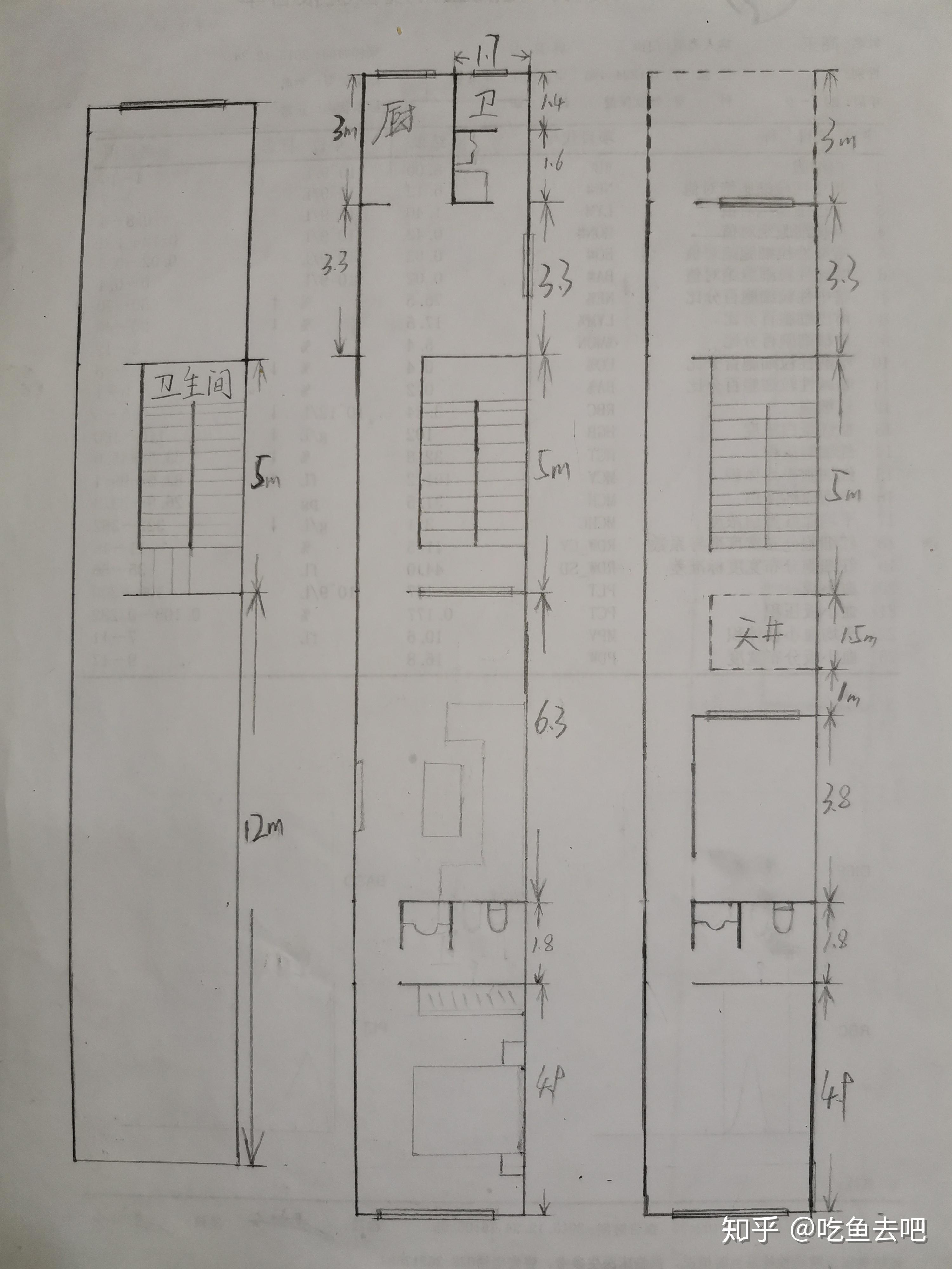 开间36进深257左右无窗的乡镇门面房户型这样设计能给点意见吗