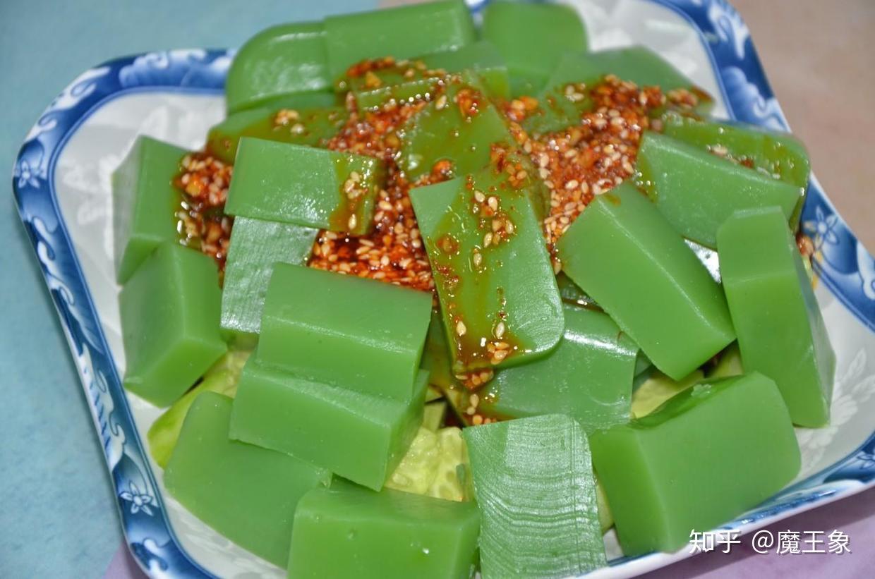 叶妈妈开小灶绿了黄瓜味凉粉的吃法清凉鲜爽绿色的凉粉你吃过吗