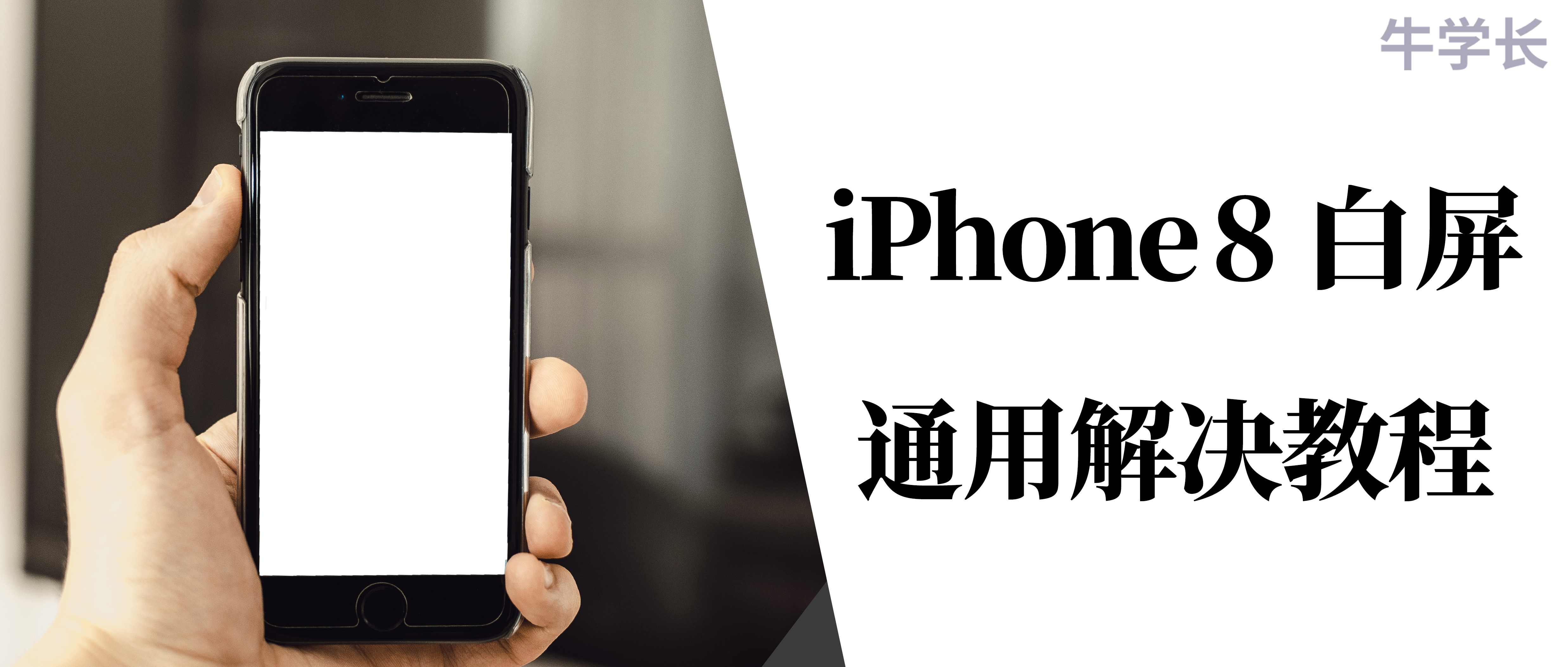 可保留数据】修复iPhone8白屏的3种方法！ - 知乎