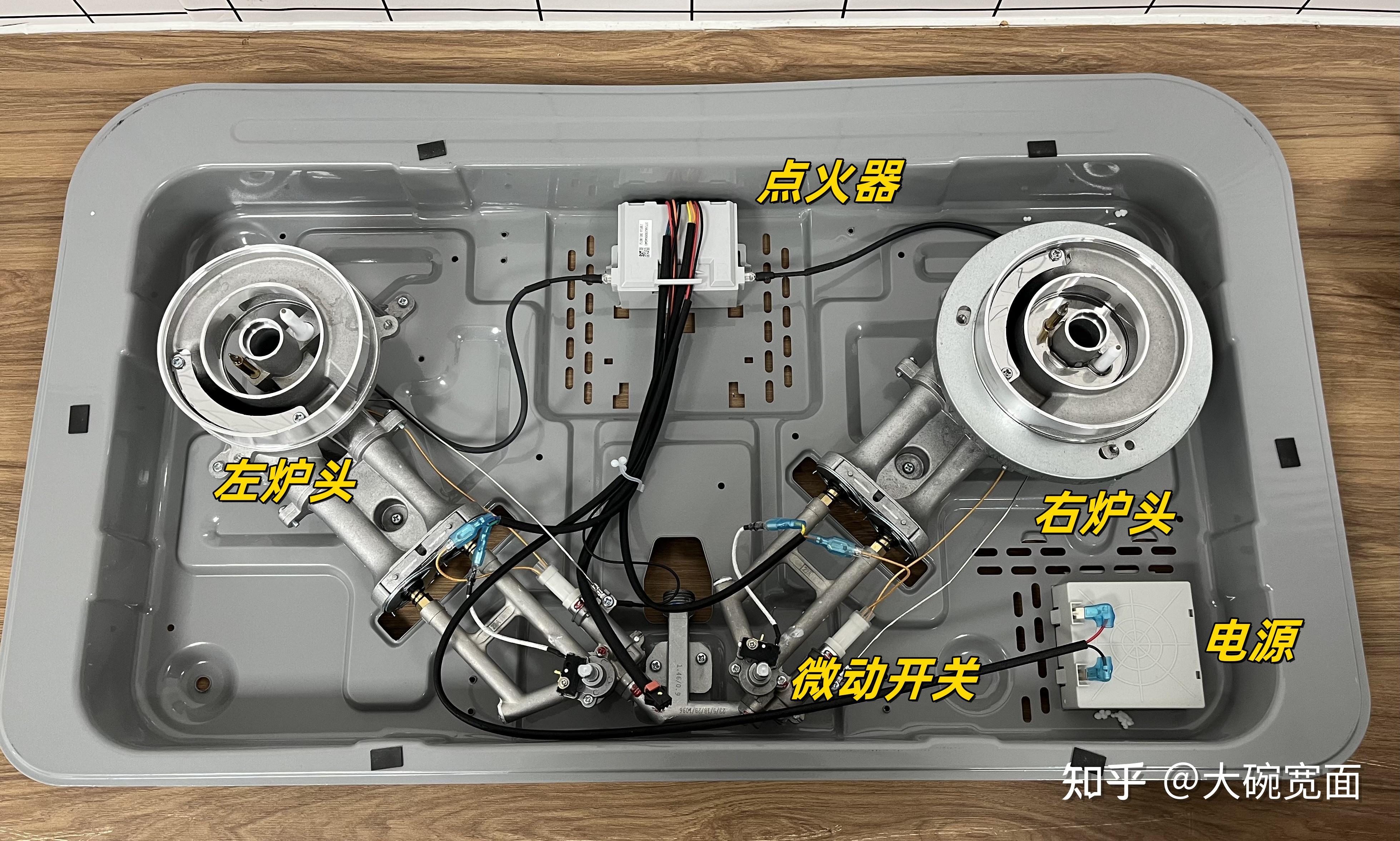 煤气灶的内部组装图片图片