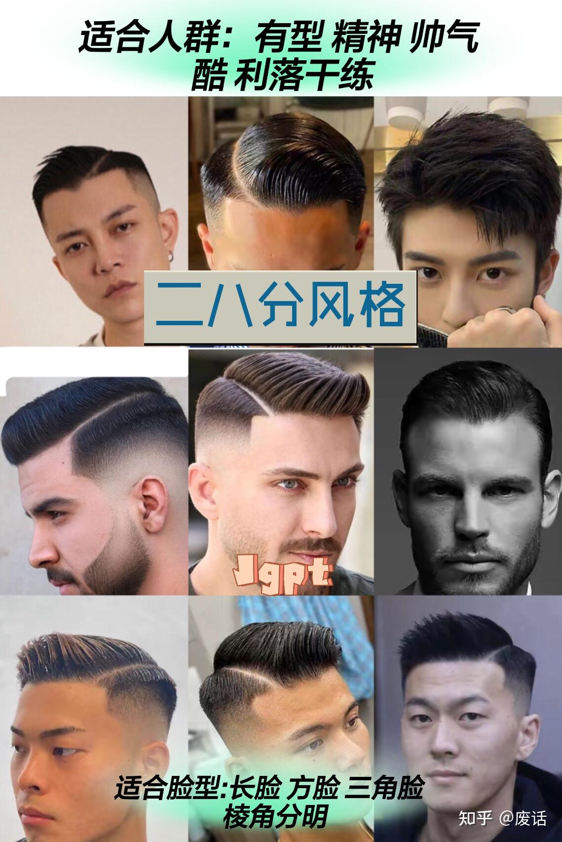 2023年精选帅气男士发型（100款）_中国_人类_形象