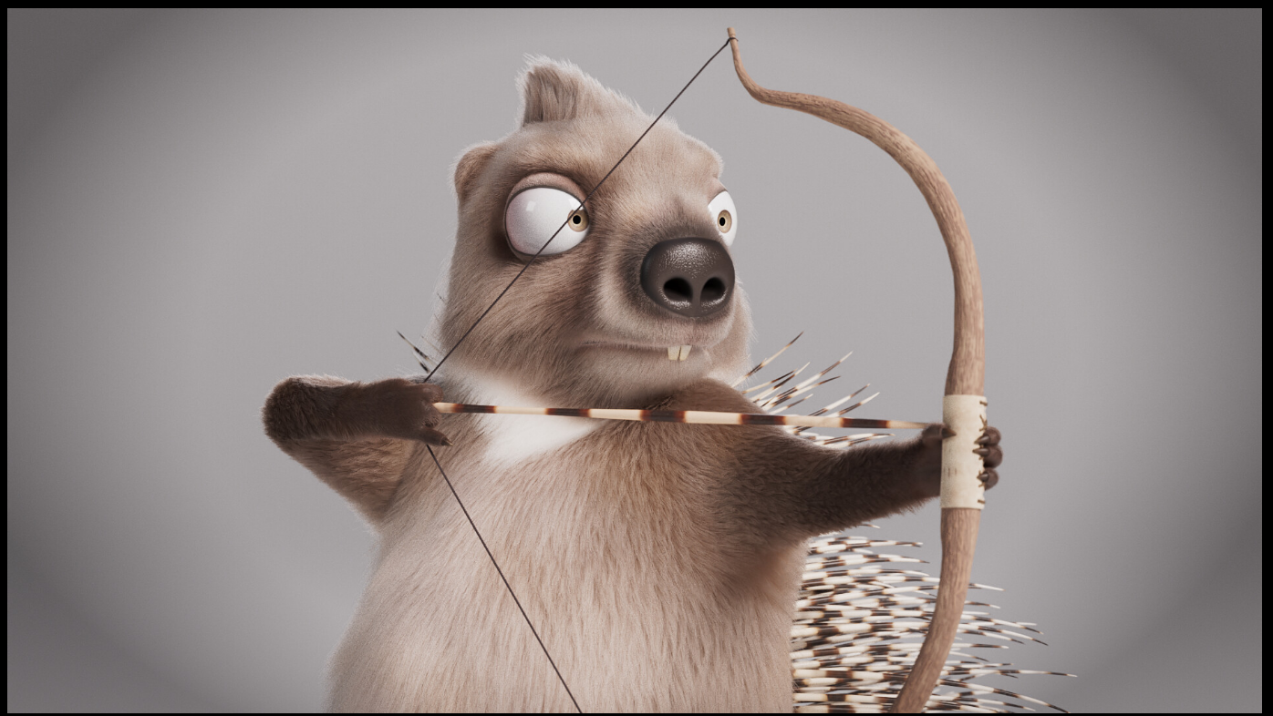 啊啊啊,找一部动画,找了好久好久都没找到,里面有个片段是豪猪射箭