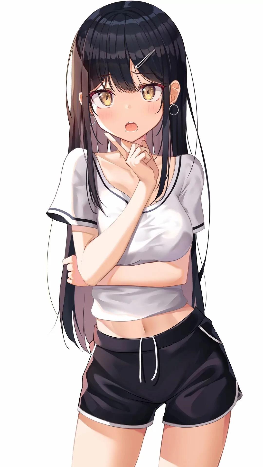 二次元美少女全面屏壁纸精选