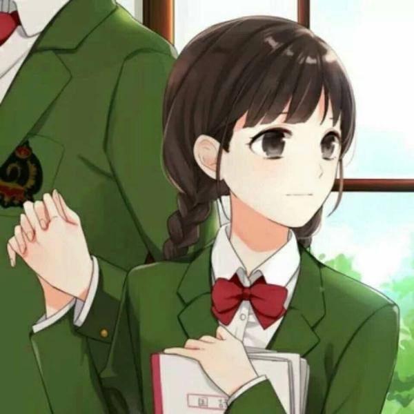 求rdg濒危物种少女中泉水子身穿绿色校服手拿书本与深行牵手的图片 知乎