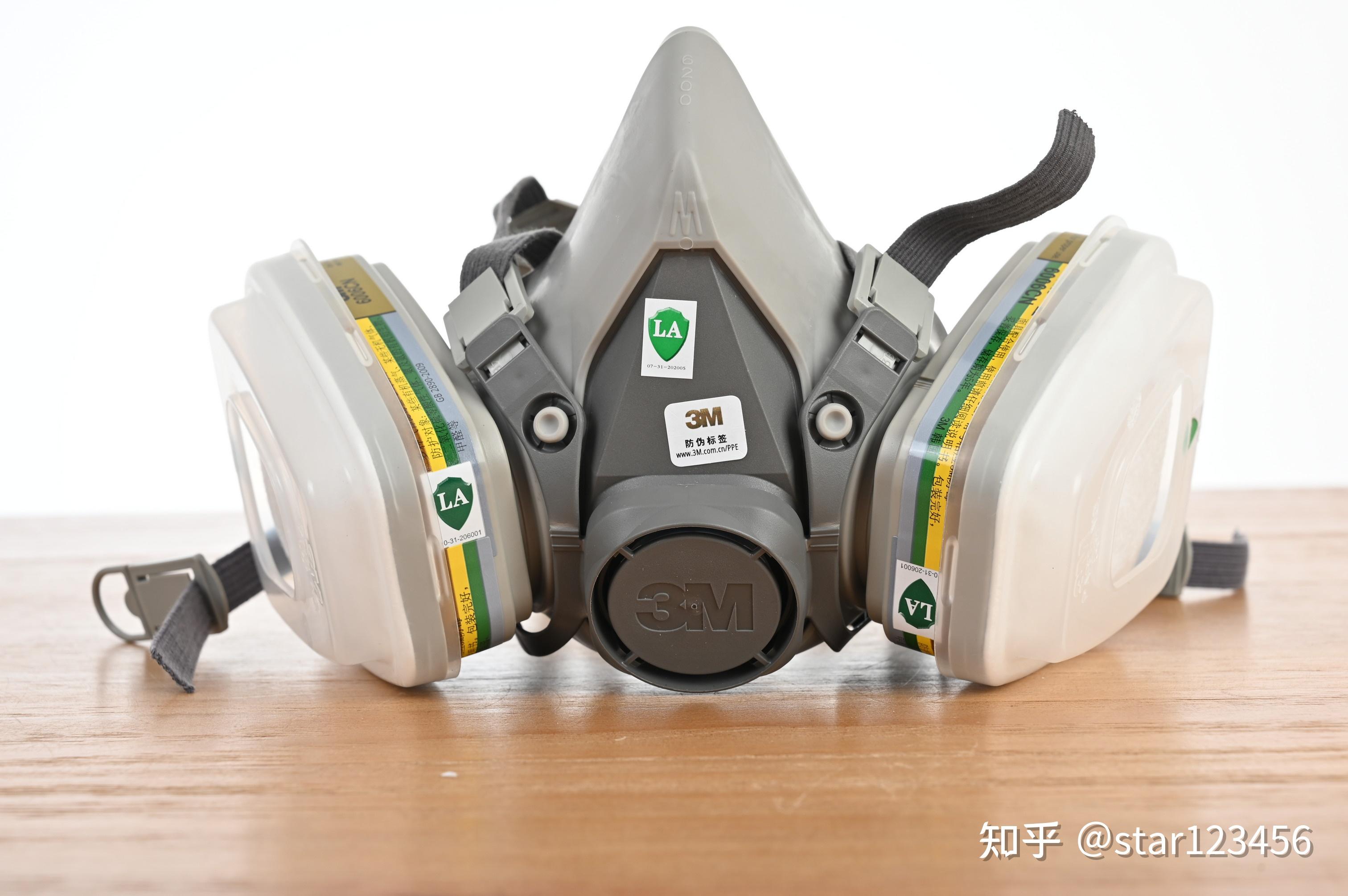 3m 6200 6006防甲醛防综气体防毒面具七件套开箱晒单