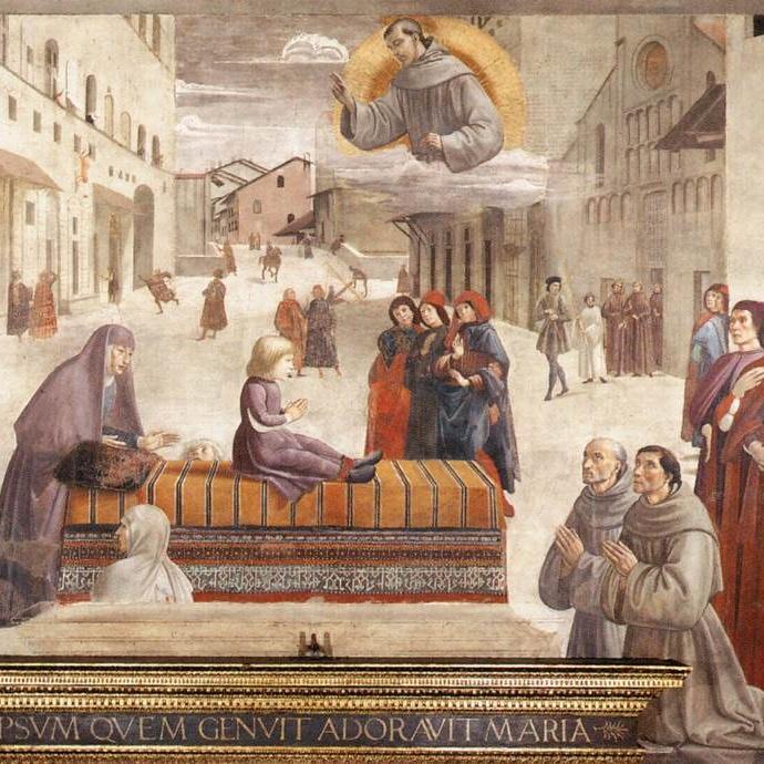 【"圣方济各接受圣痕"的雕塑作品】