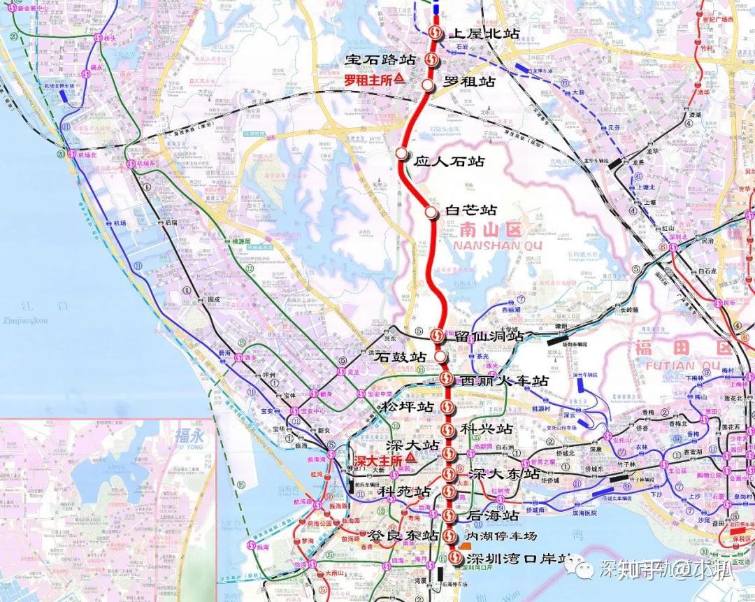 松山湖地铁线路图图片