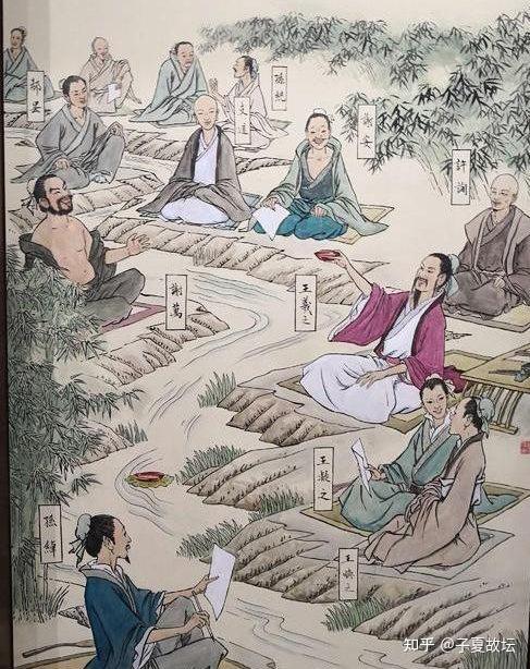 了解了祓禊之事的大体情况,我们不禁还会发出疑问,古人为什么把暮春之