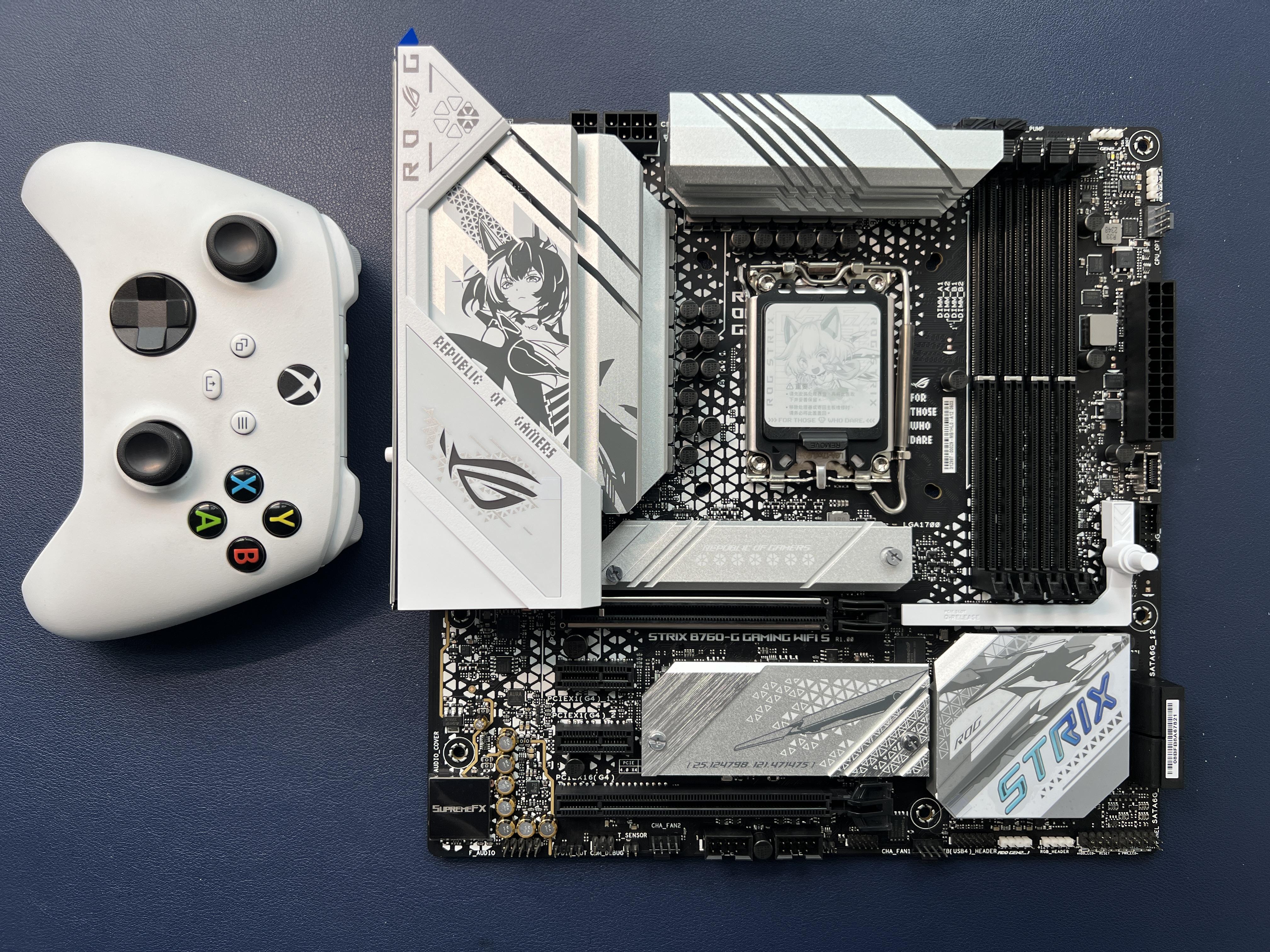ROG STRIX B760-G GAMING WIFI S小吹雪主板评测：颜值与性能齐飞！且 