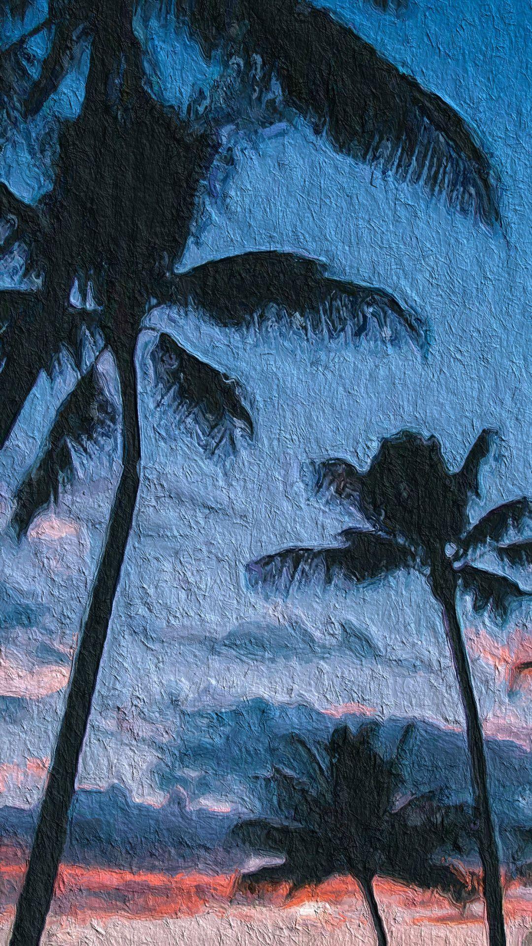 有没有好看的油彩画壁纸(像下面这种)? - 知乎