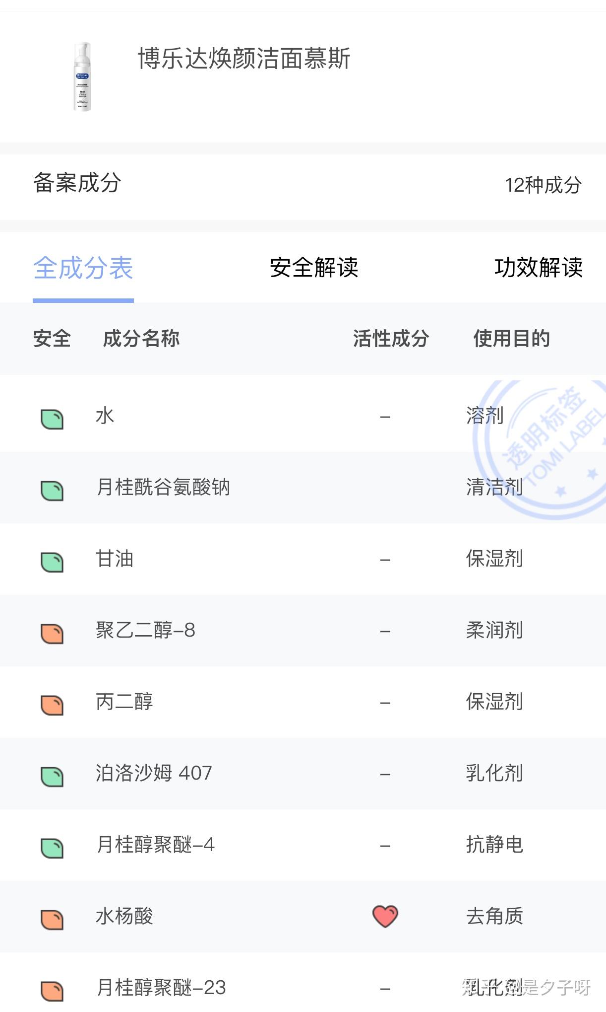 不会选洗面奶来初步学学如何看洗面奶的成分表