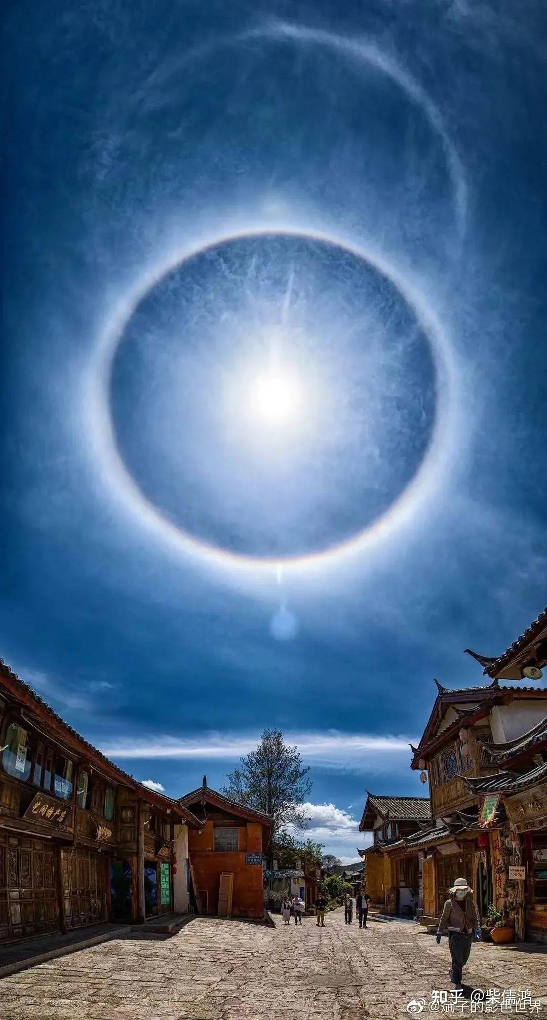 白虹贯日,来自:微博斌子得影色世界或许,地震和干旱也是如此,都是我们