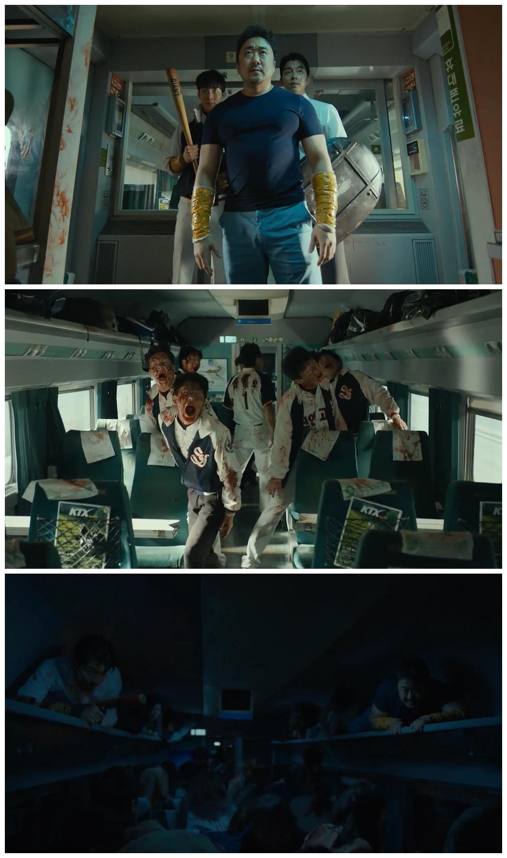 第二段就是在逃离军队,前往列车头,无数的丧尸在追赶,密密麻麻,脚软走