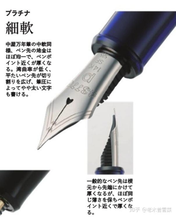 日本万年笔的骄傲——钢笔笔尖方面的极致特点 - 知乎