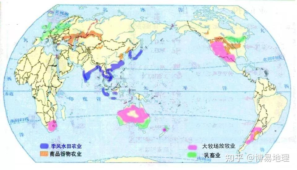 英国农业地域类型图片