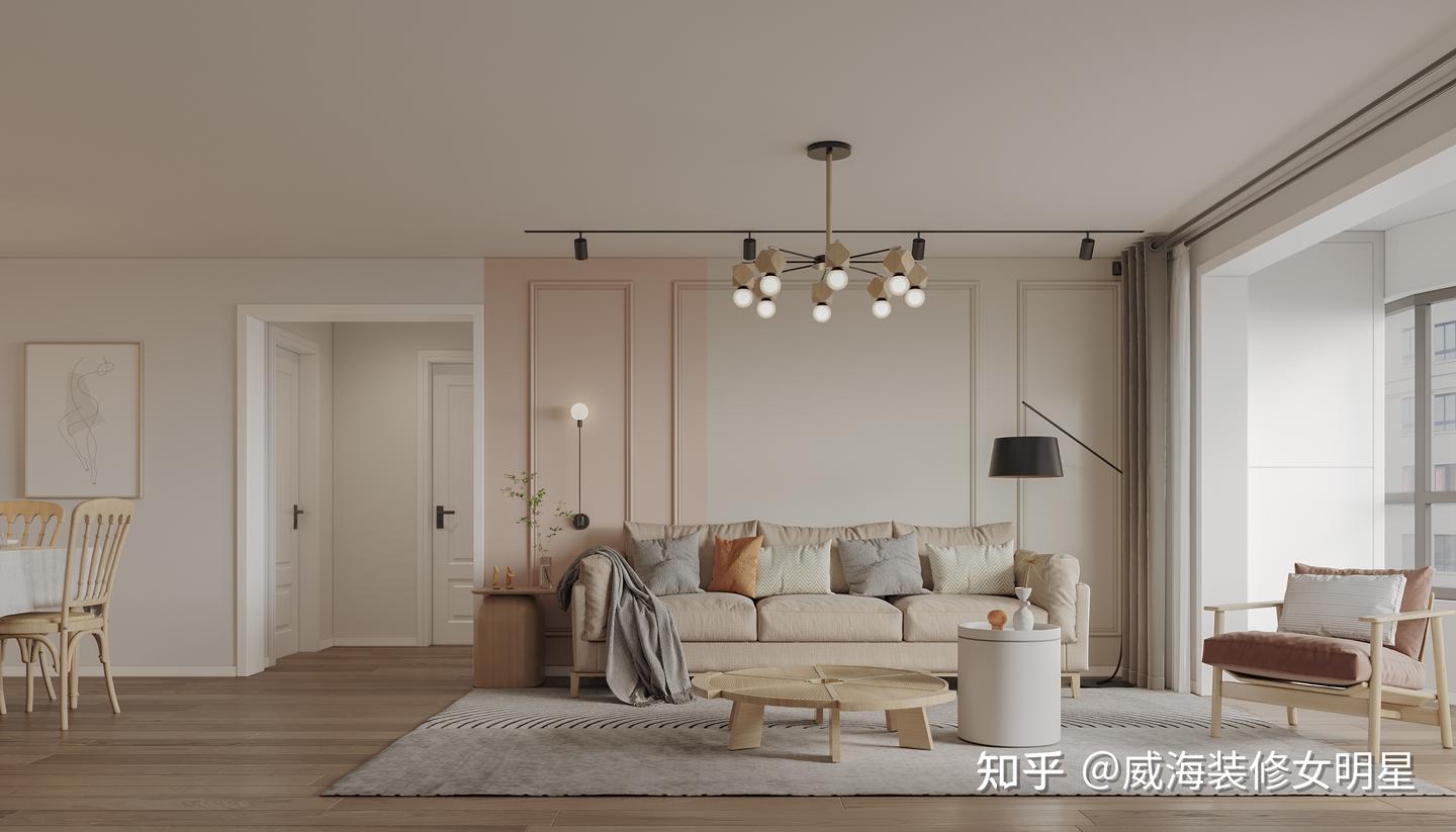 威海·阳光海上城150㎡·温馨北欧风装修设计 - 知乎