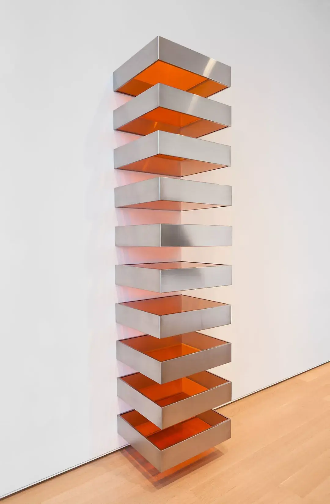 donaldjudd极简主义扁方形箱体