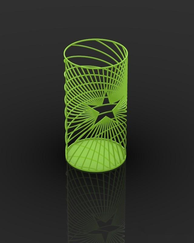 proecreo建模实例教程笔筒