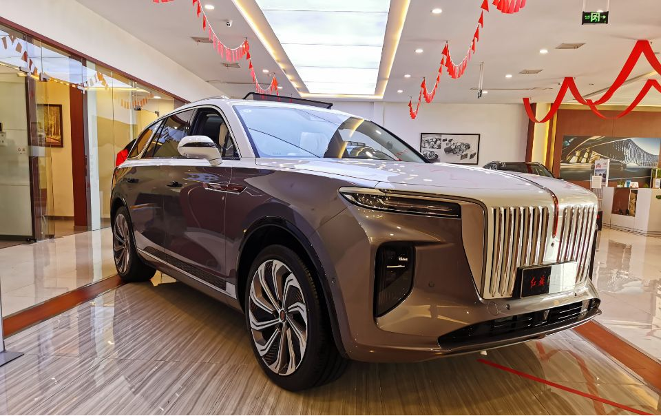 实拍红旗esh9豪华气场太强烈国产纯电suv难逢对手