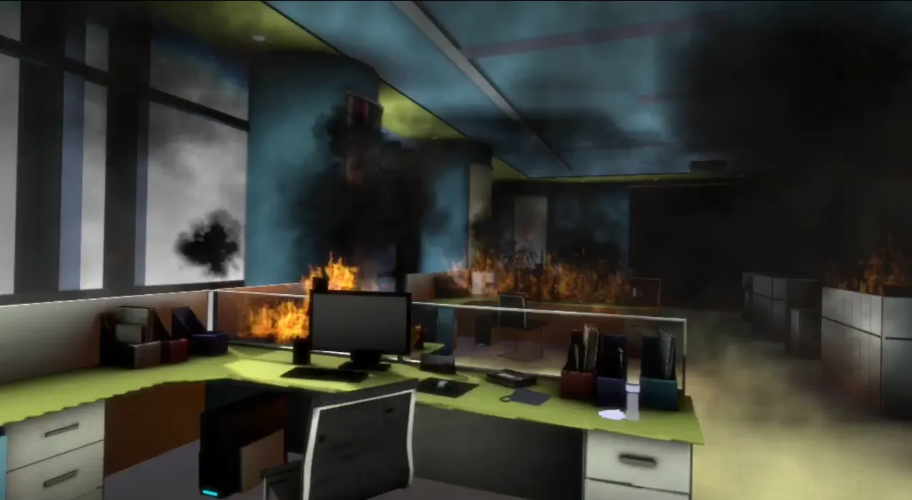 消防安全科普教育之办公室火灾逃生vr