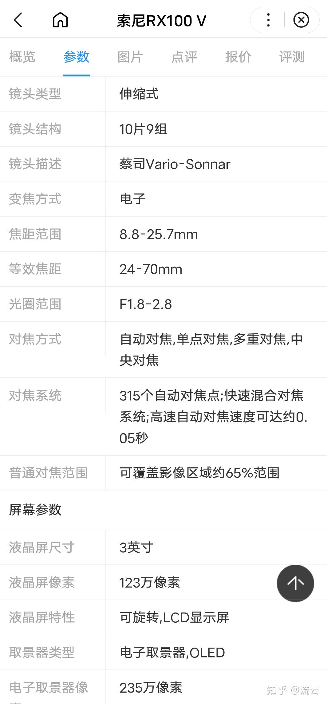 索尼rx10m3参数图片