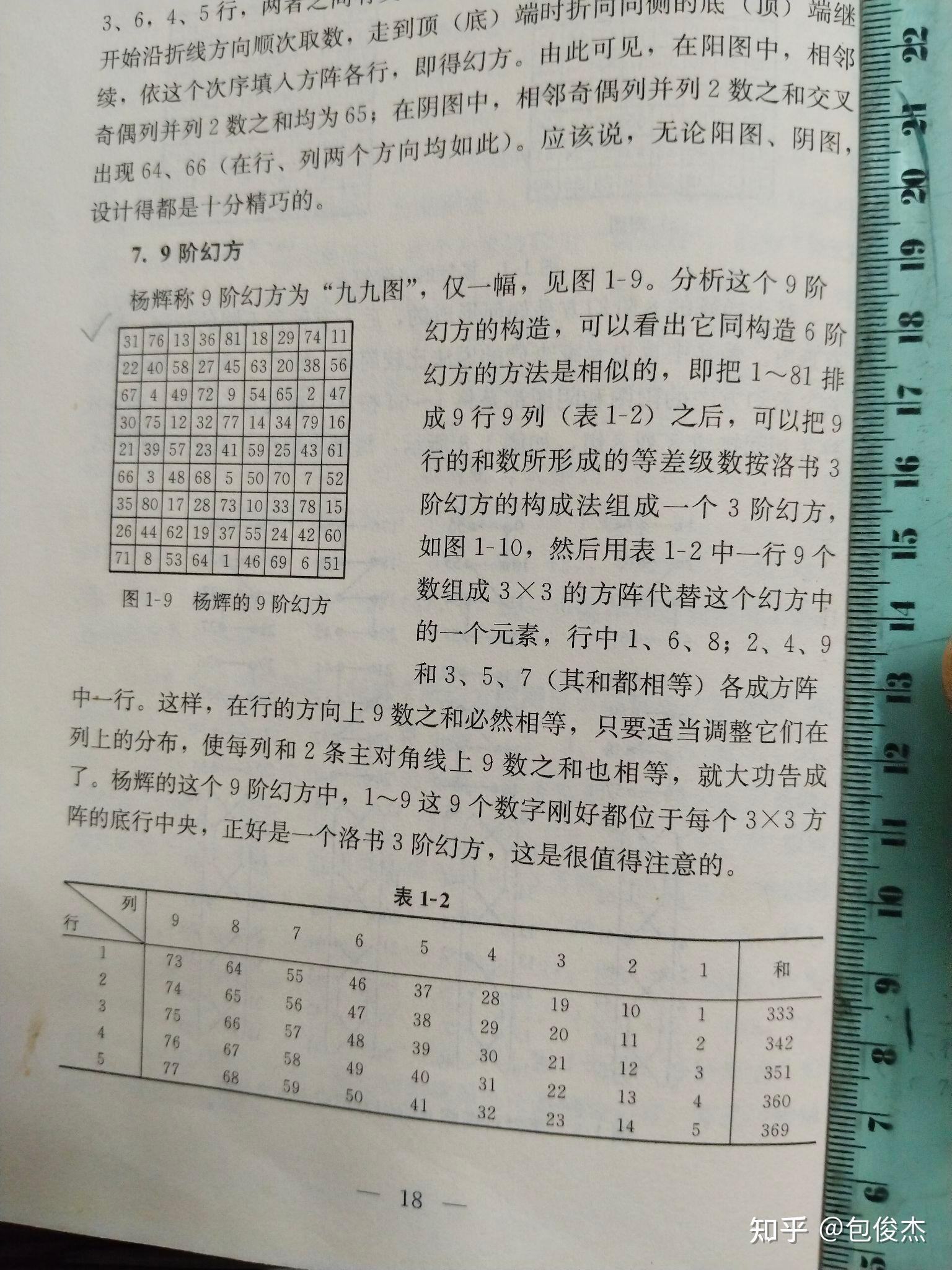 杨辉的9阶幻方 - 知乎