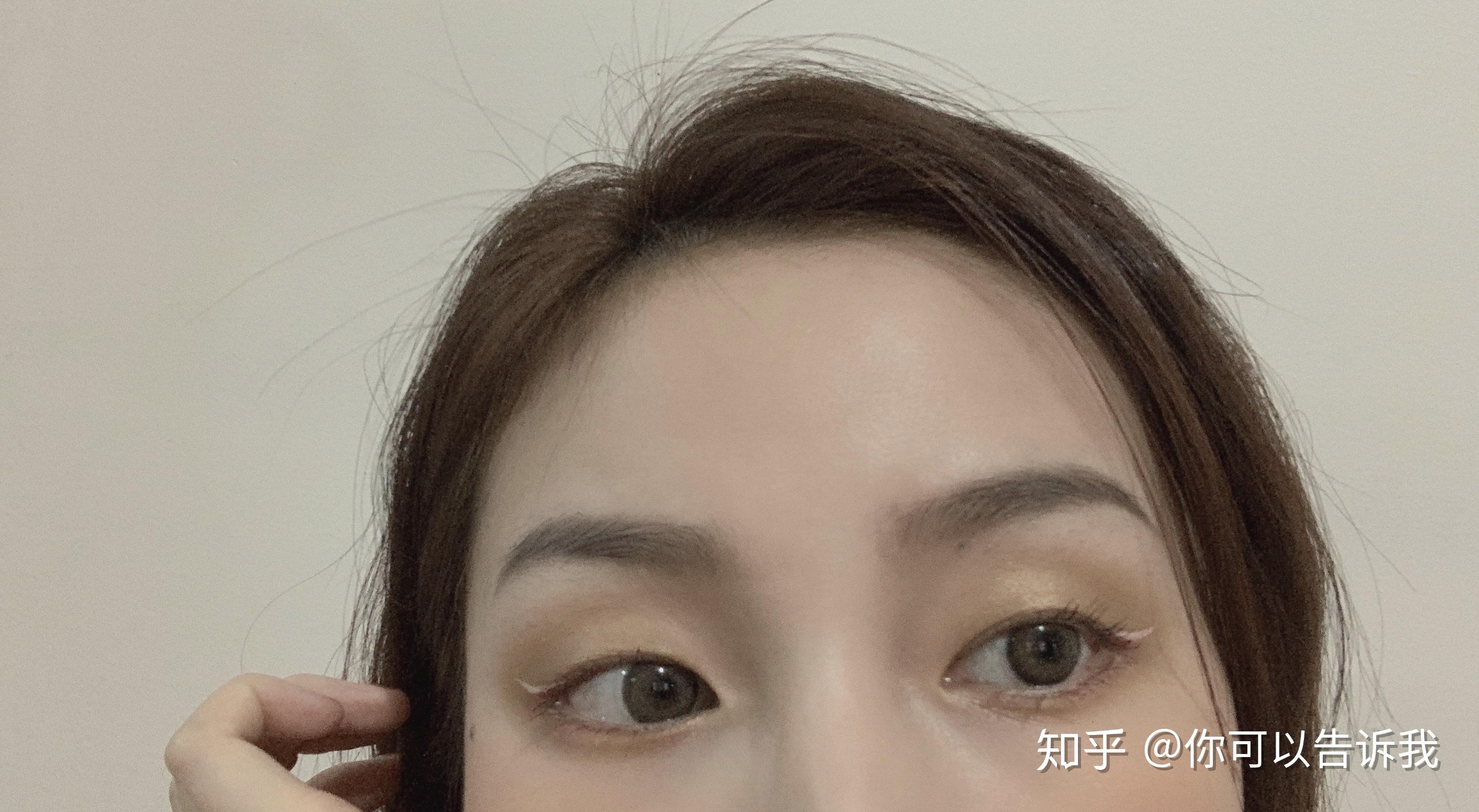 睑型内眦赘皮如图小眼睛半内双眼皮薄眼白少适合哪种眼妆啊求推荐双