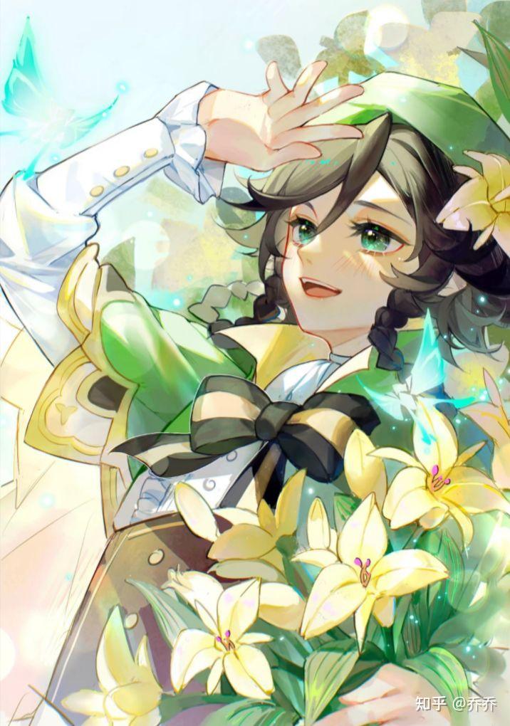 有没有一些原神里面的温迪图片? - 知乎