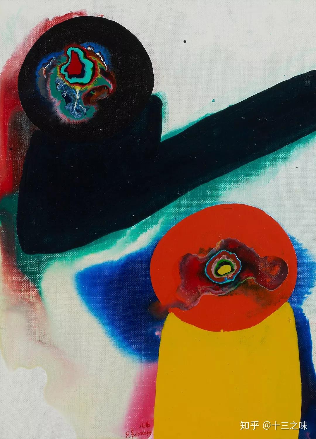 每日一画家｜元永定正 知乎