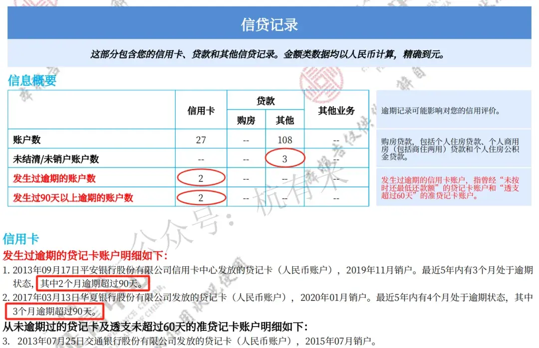 征信查询次数多,有逾期怎么贷款了?