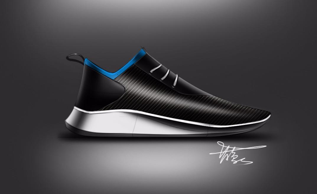 首象工业设计数位板手绘PS鞋子手绘技法