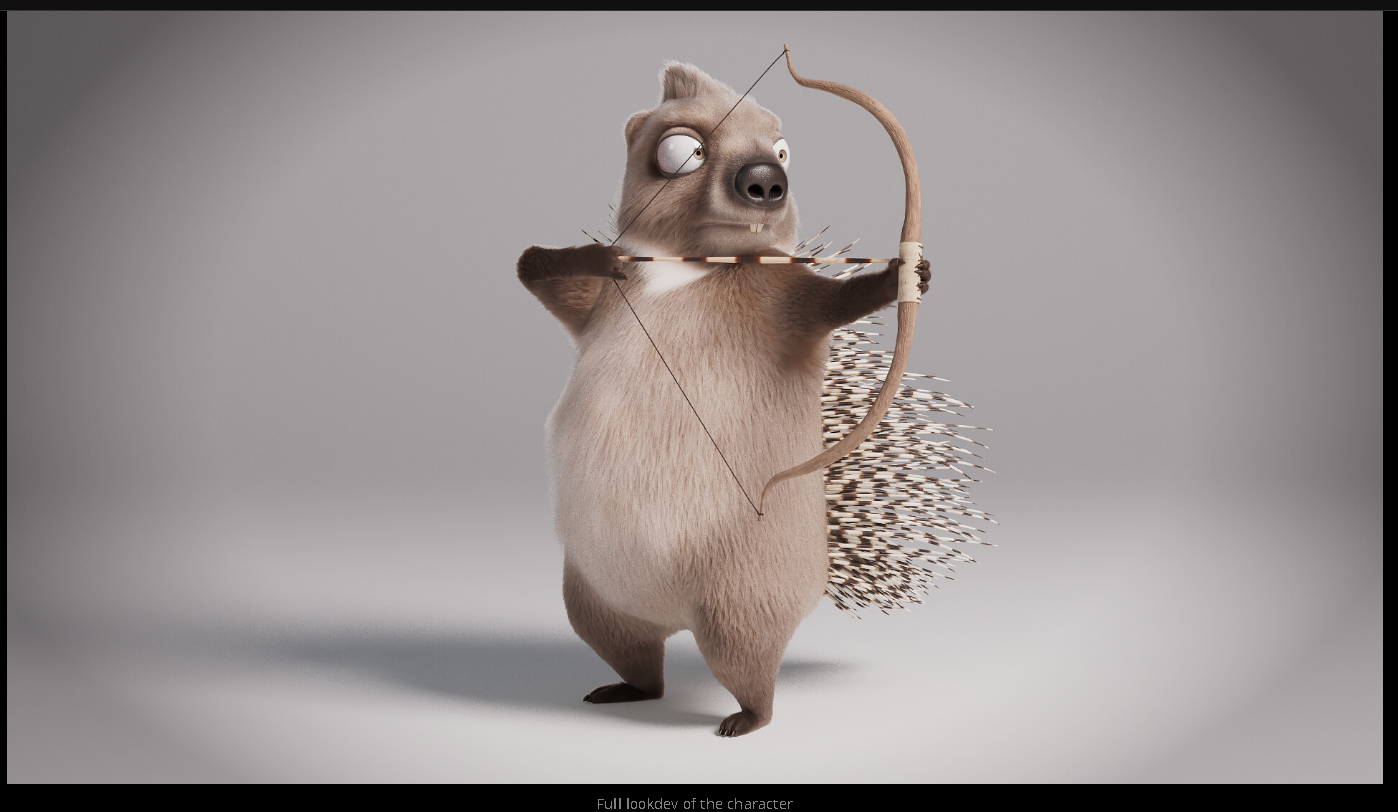 啊啊啊,找一部动画,找了好久好久都没找到,里面有个片段是豪猪射箭