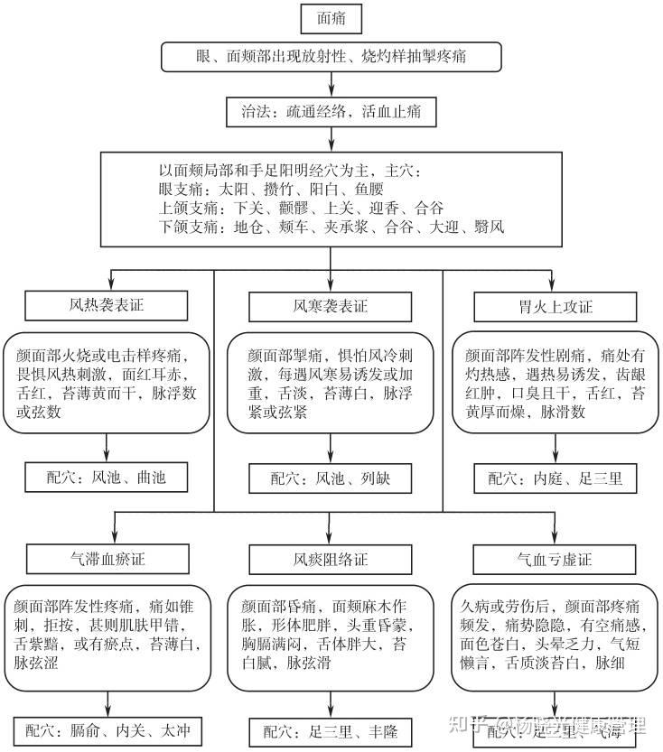 三叉神经痛的针灸图解图片