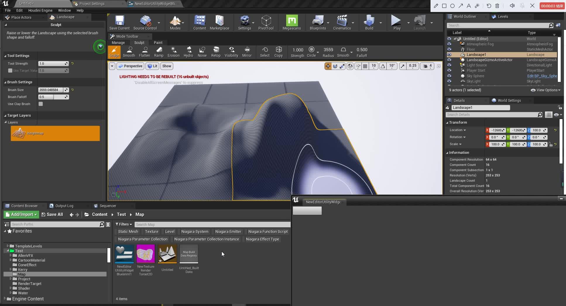 UE4 Niagara，拿到地形高度，拿到HeightMap - 知乎