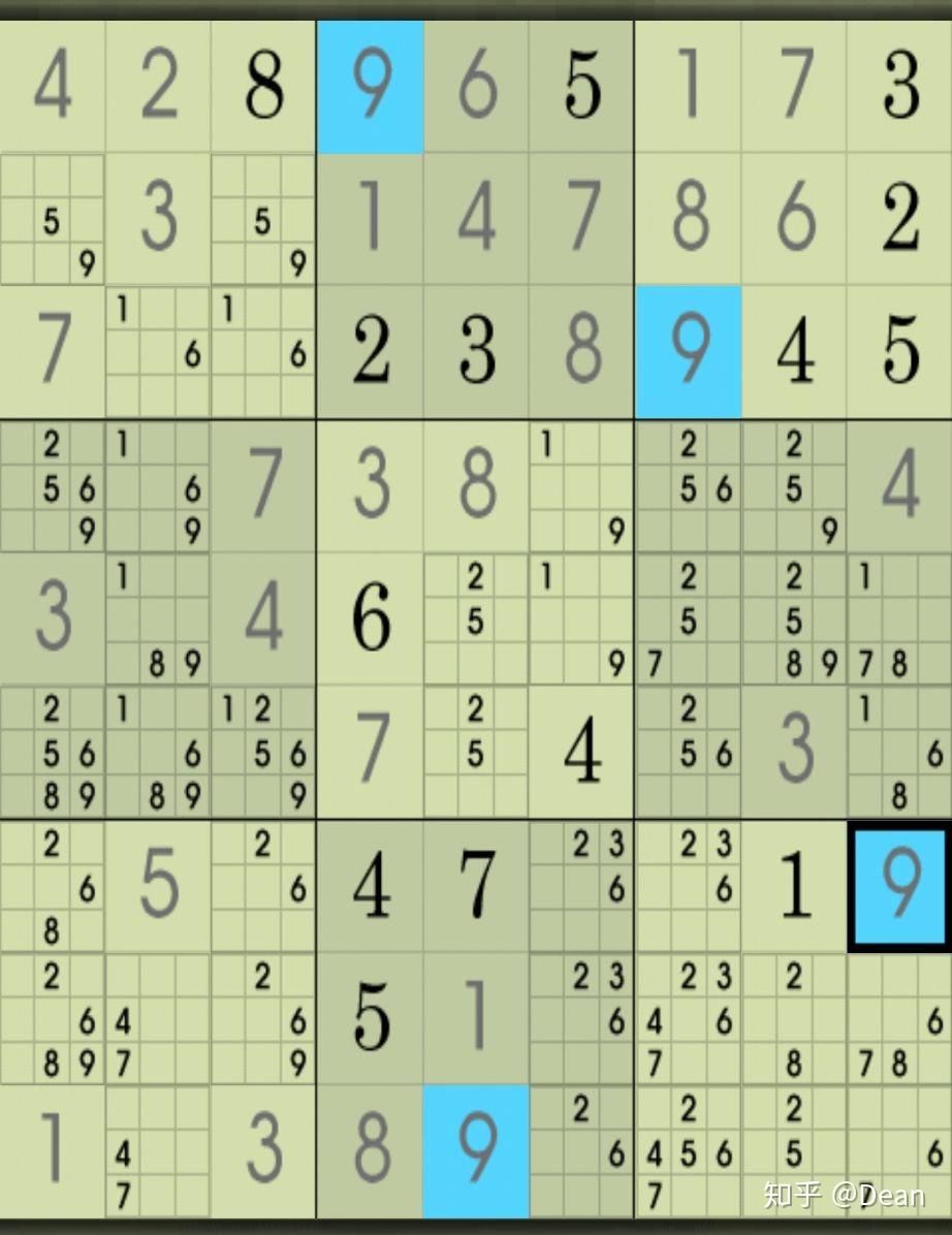 数独卡住,不想试错怎么办? - 知乎