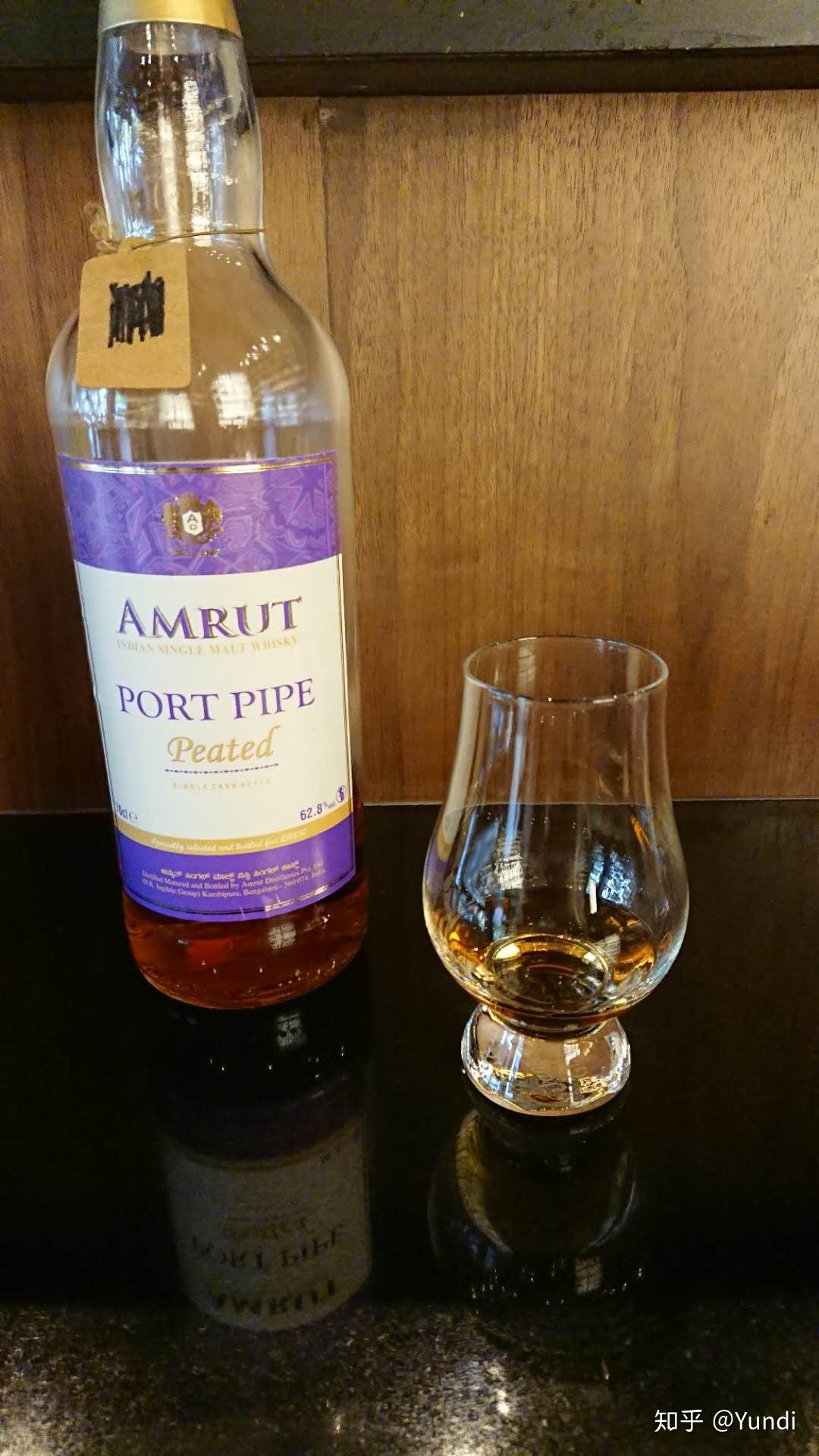 amrut阿穆特peatedportpipe泥煤波特单桶桶强酒评37