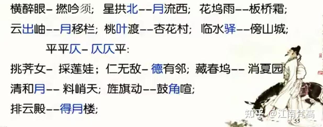 古诗词格律写作(7):不同字数的对仗、对联 - 知乎