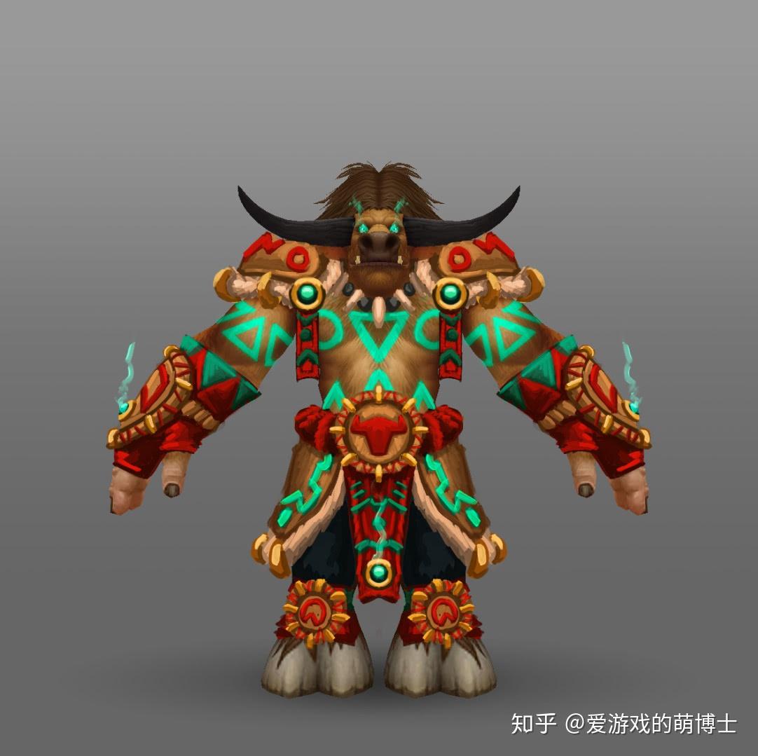 萨满▼牛头人战士▼牛头人圣骑士▼博士在海外论坛看到了这样的装备