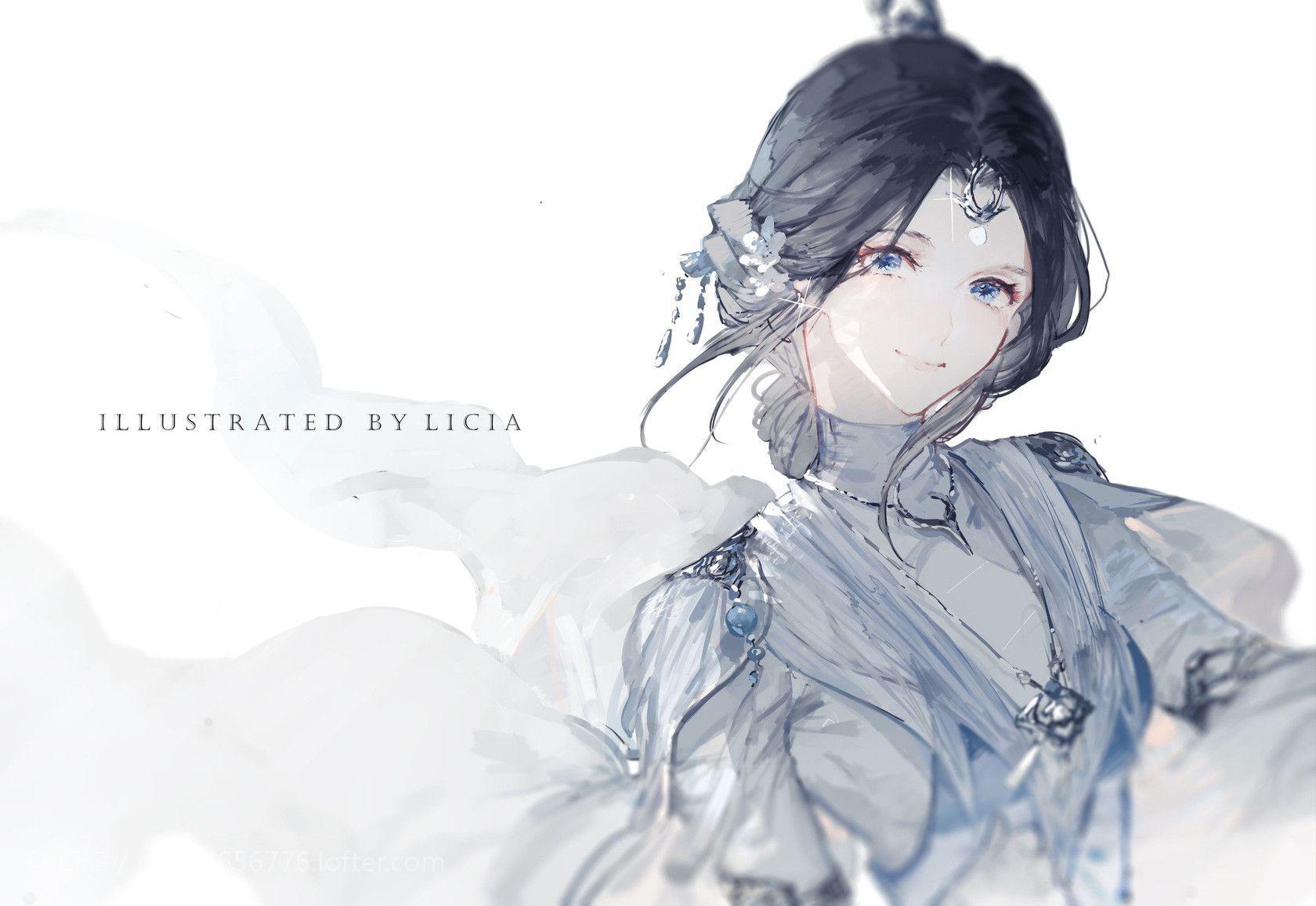 有古风的侠女头像或壁纸吗