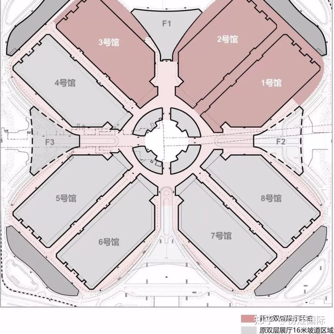 上海会展中心平面图图片