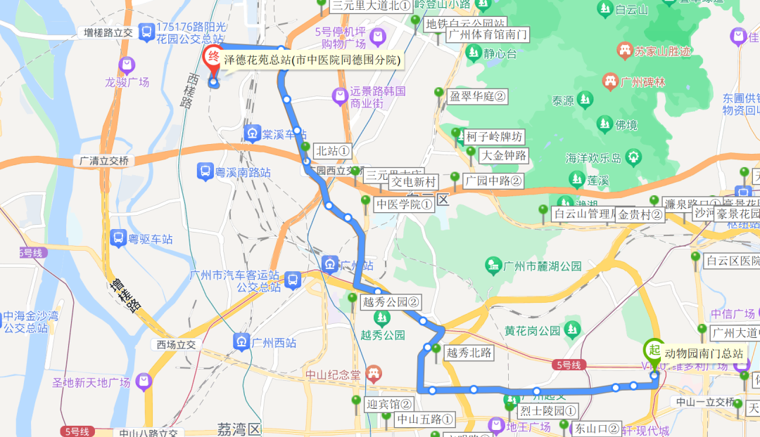 公交185路的线路图图片