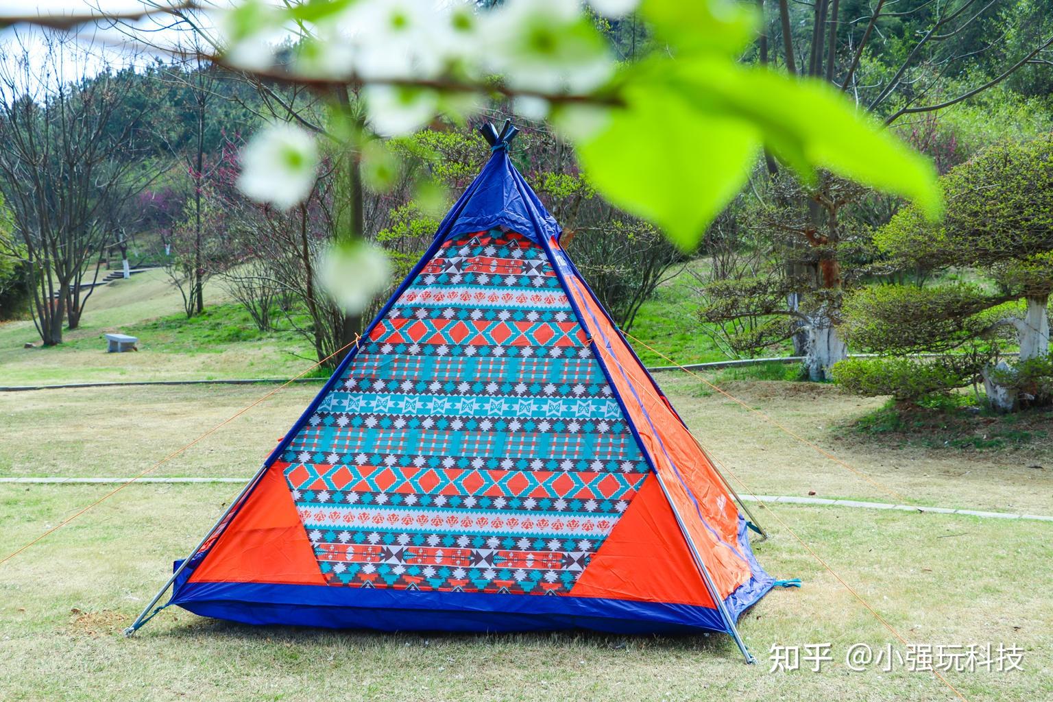 搭建属于你的户外"基地",图途印第安三角帐篷体验
