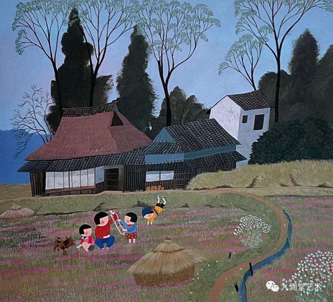 丙烯| 原田泰治：故乡的路（四） - 知乎