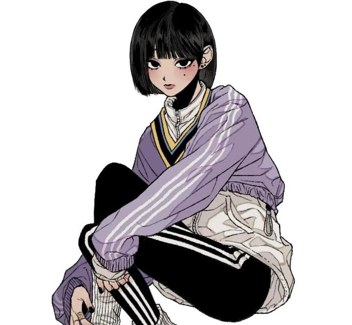 绘画素材|动漫插画人物姿势线稿大放送,冬日里的周末,在家肝就完事!