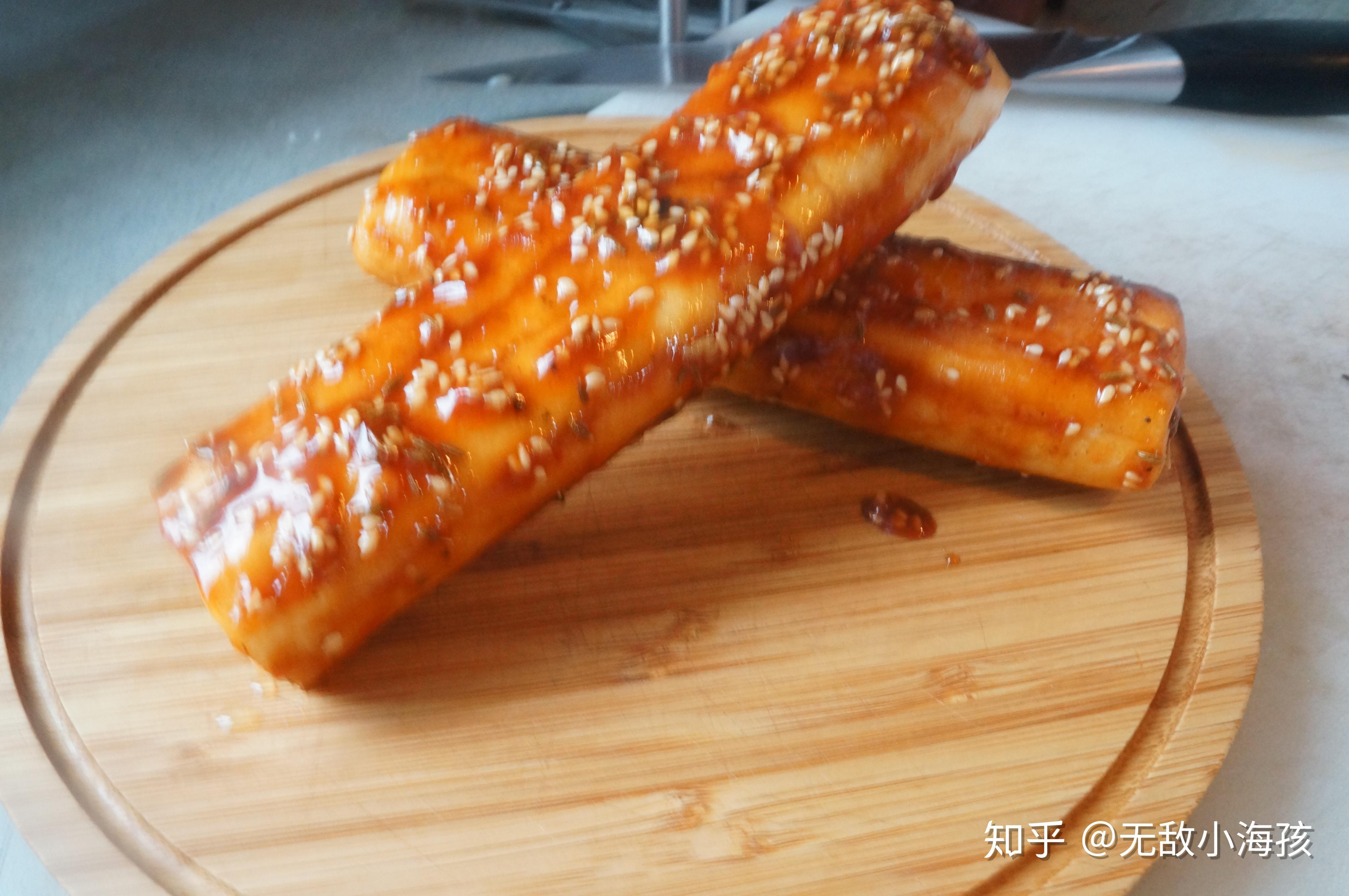 小海家庭厨房家庭美食街头小吃之脆皮年糕