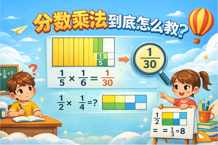 分数乘法到底要怎么教,孩子才不会“一学就会,一问就废”? - 知乎