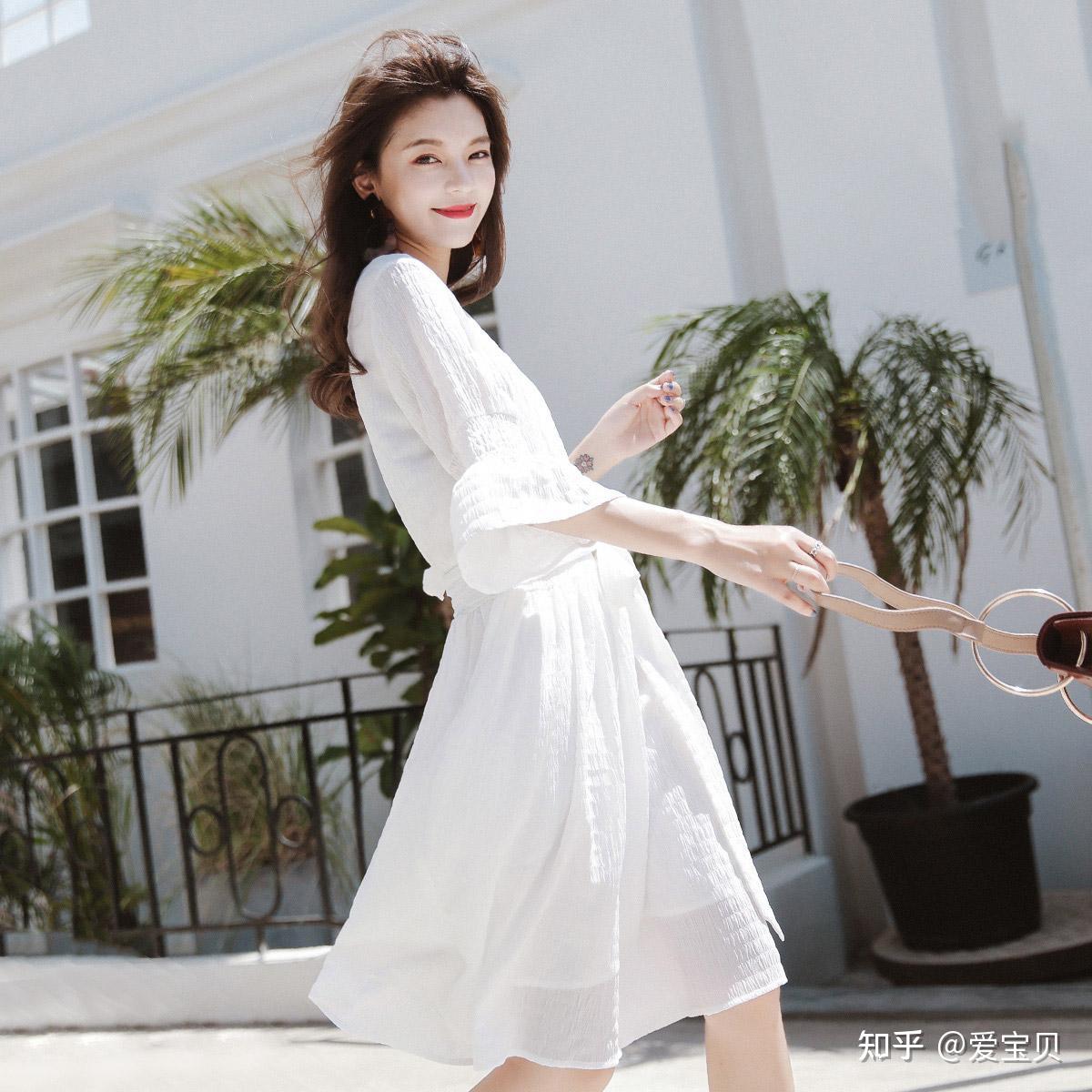 淘宝有哪些好看的白色连衣裙?