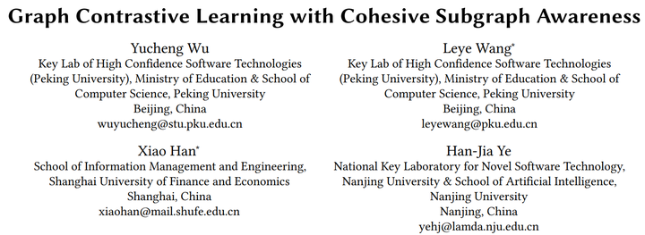论文解读|(WWW 2024) Graph Contrastive Learning with Cohesive Subgraph ...