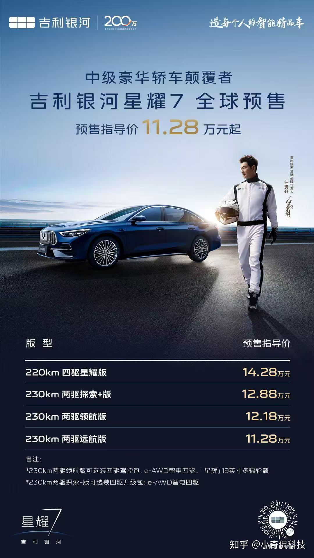 11.28 万起!吉利银河星耀 7 杀疯了,直接重新定义中级豪华!
